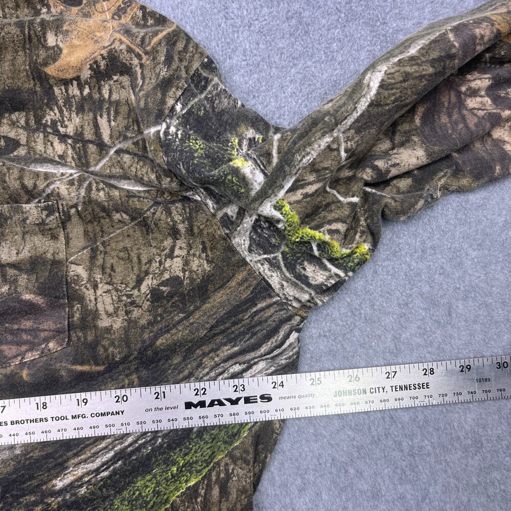 Mossy Oak Shirt Mens X-Large Brown Camouflage Long Sleeve Pocket - Picture 7 of 8